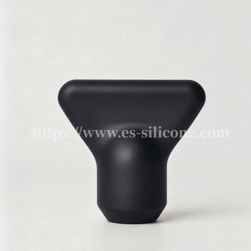 Cabeça de massagem em forma de leque de silicone