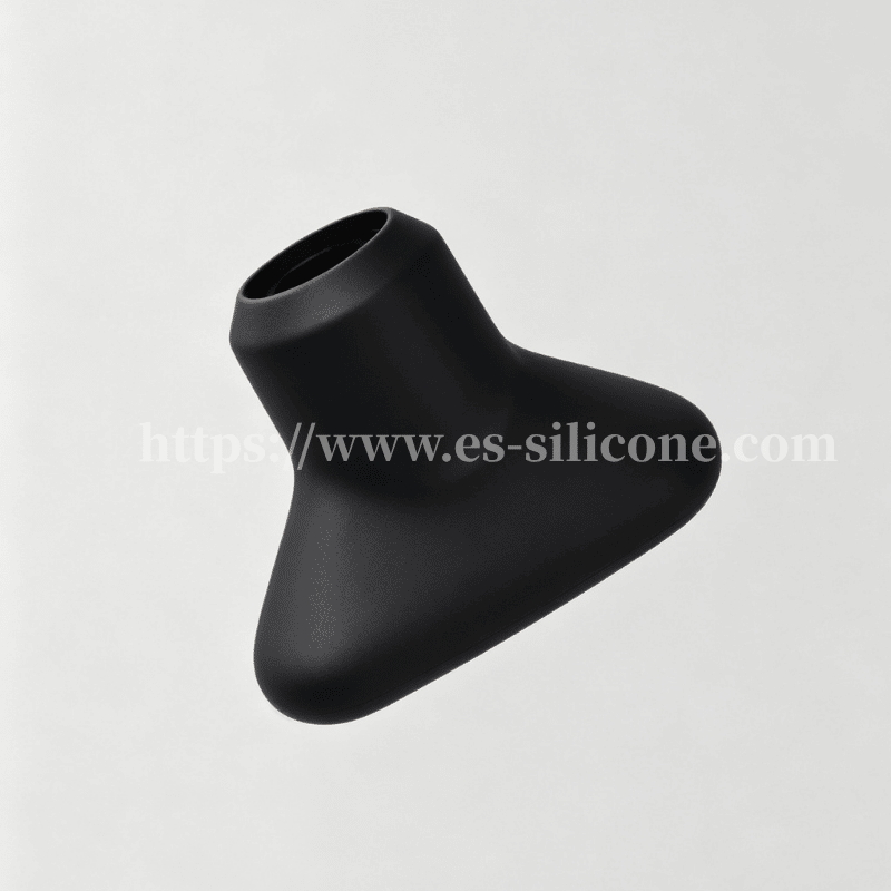 Cabeça de massagem em forma de leque de silicone