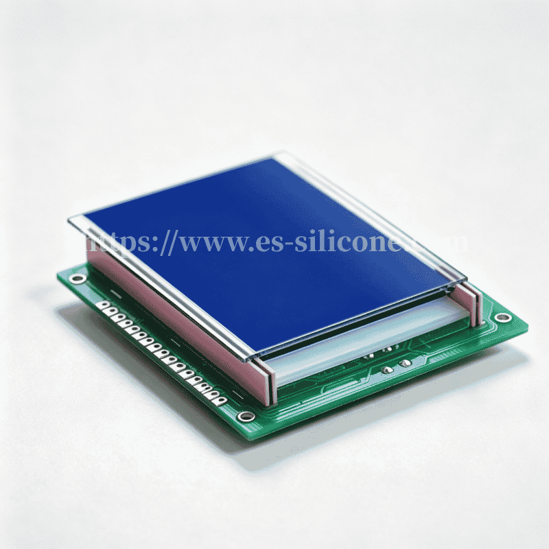 Condução de sinal LCD Zebra Strip – Interconexão de silicone condutor multicamadas