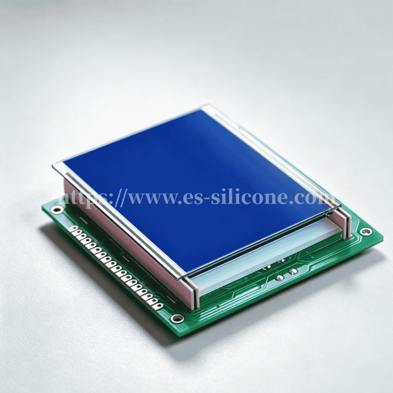 Condução de sinal LCD Zebra Strip – Interconexão de silicone condutor multicamadas