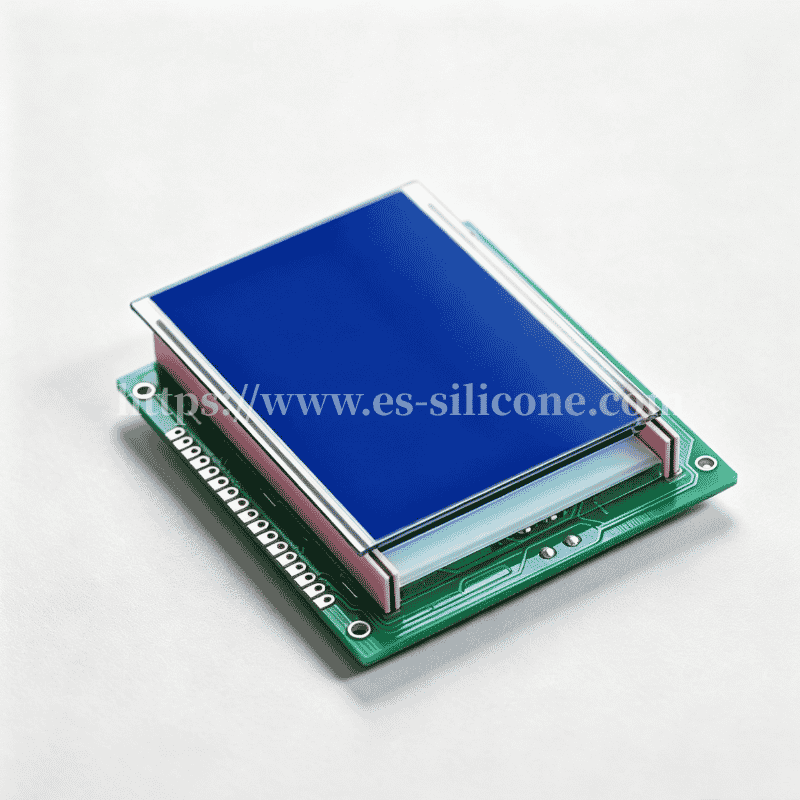 Condução de sinal LCD Zebra Strip – Interconexão de silicone condutor multicamadas