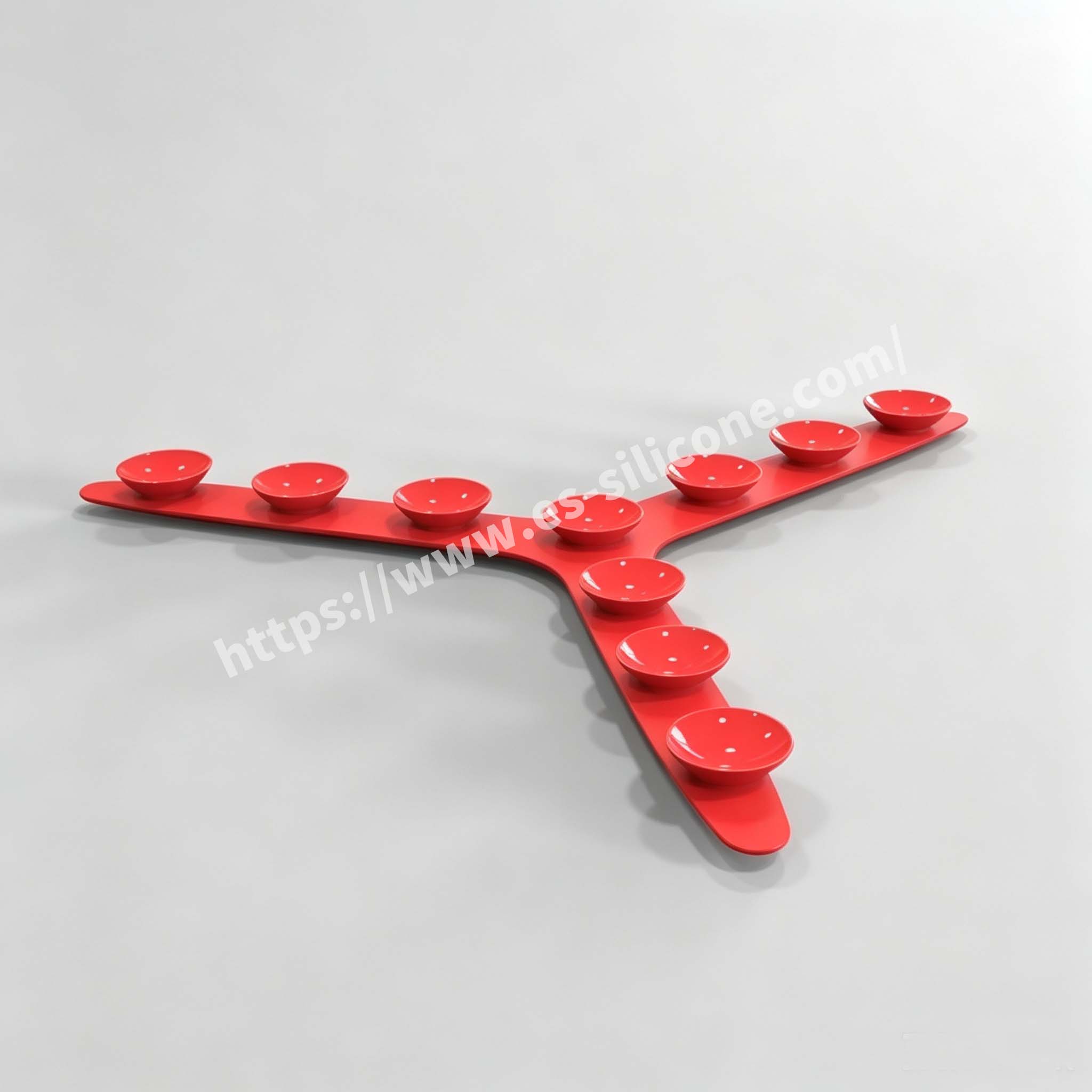 Suporte de fixação de silicone infinitamente dobrável
