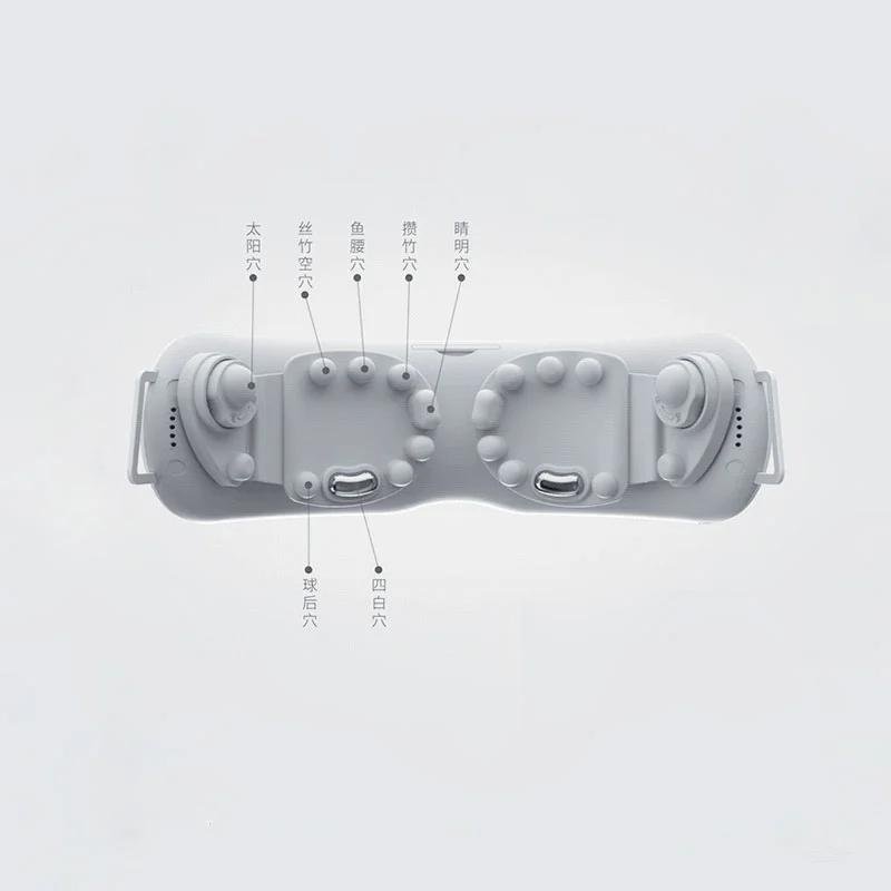 Massageador de olhos, cabeça de massagem de silicone