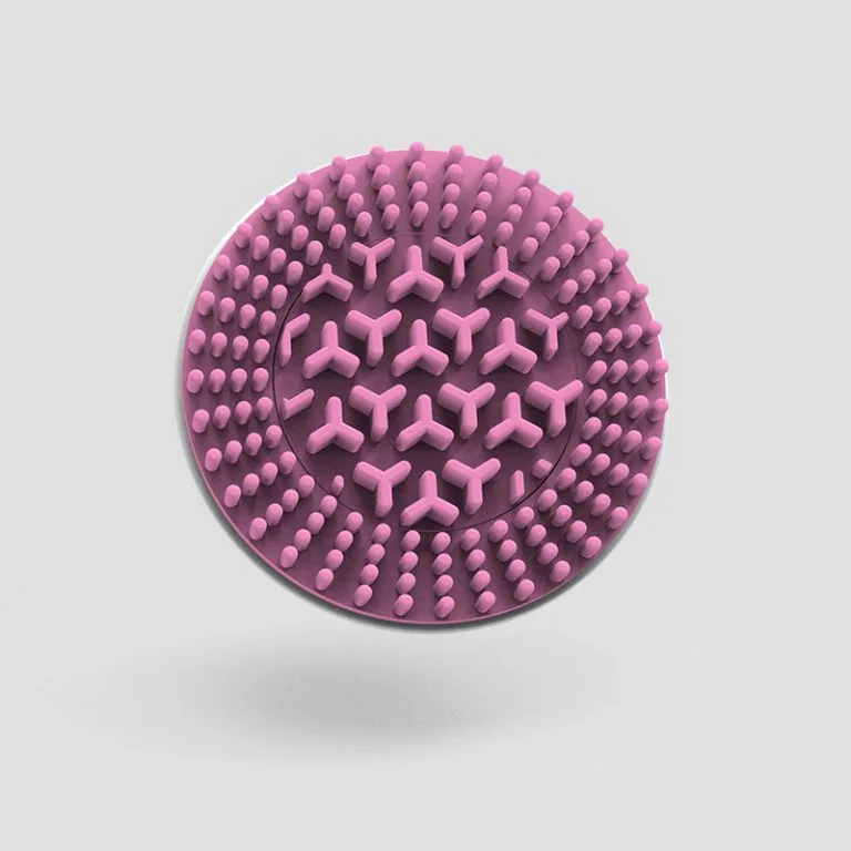 Cabeça de escova de silicone macio para massagem