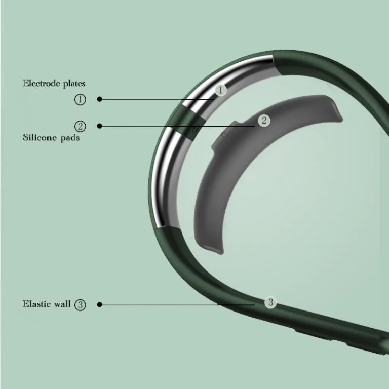 Manga de silicone condutora para massageador