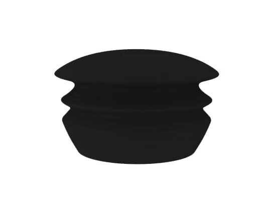 Cabeça de massagem de silicone para pistolas de fáscia