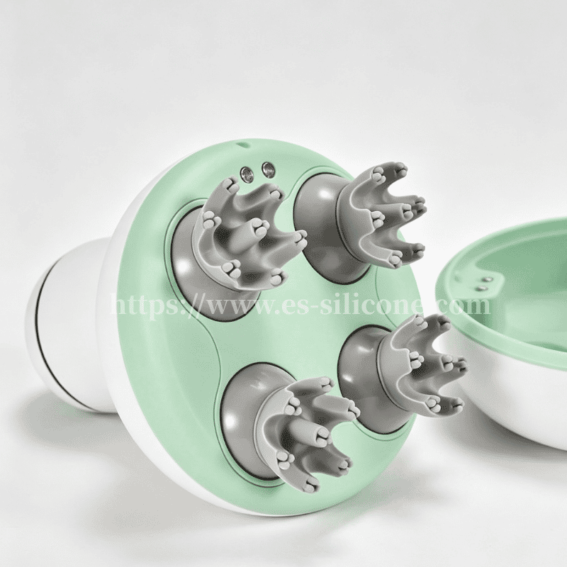 Nós de massagem de silicone para massageadores de cabeça