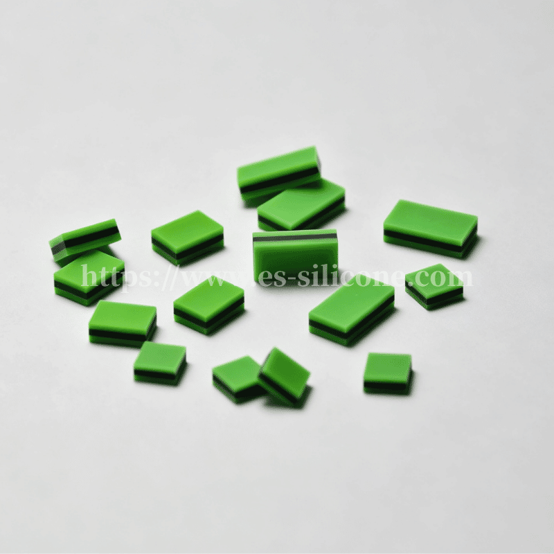 Tipo YS – tira zebra de silicone condutora verde
